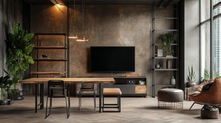 Comment choisir son meuble industriel : guide complet de la table au banc TV