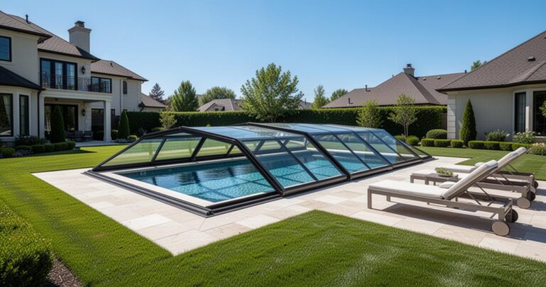 Top 4 des meilleurs abris de piscine en 2026 : Comparatif des marques Azenco, Abrisud, Gustave Rideau et Abrideal